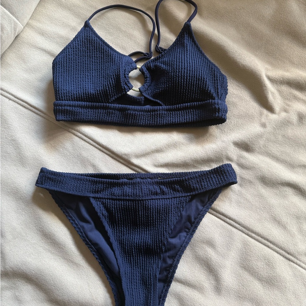 American Eagle Outfitters Navy Bikini Set
